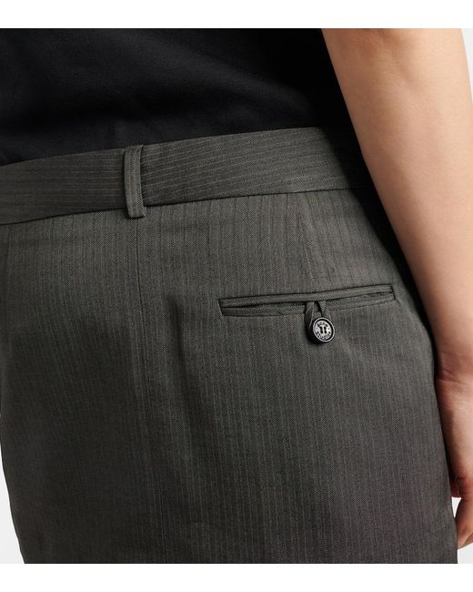 Acne Black Cotton Minidress