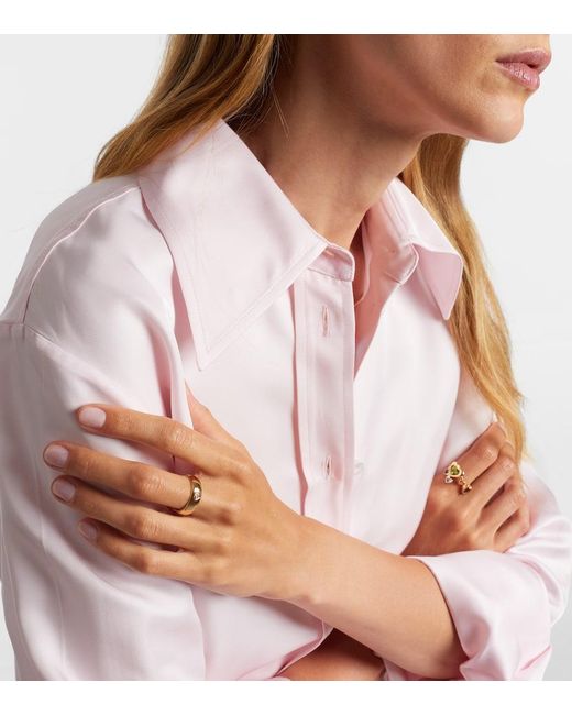 Roxanne First White 14Kt Ring With Diamonds