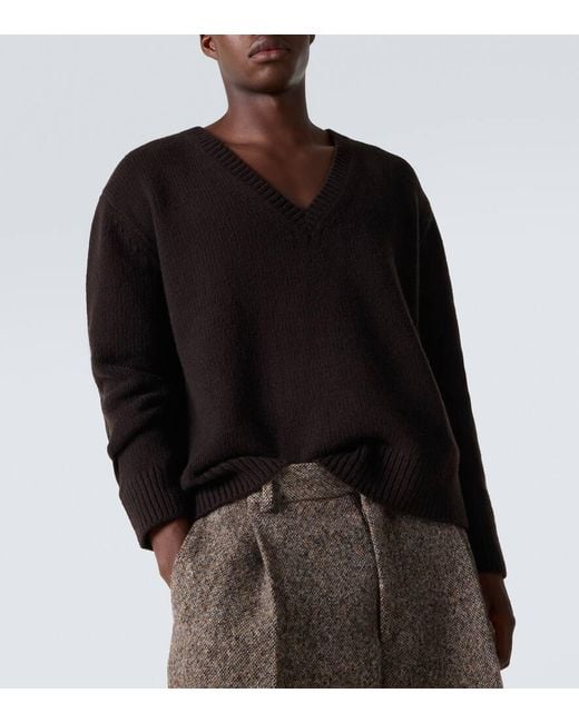 Dries Van Noten Pullover Aus Wolle Und Kaschmir in Black für Herren