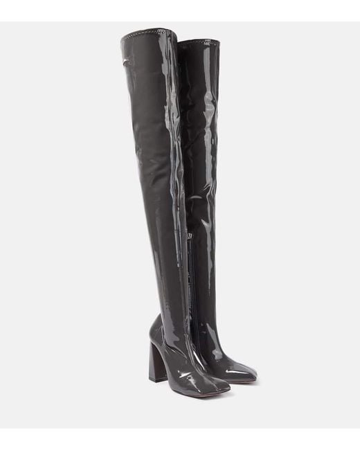 Cuissardes Marine Stretch 95 En Latex AMINA MUADDI en coloris Black