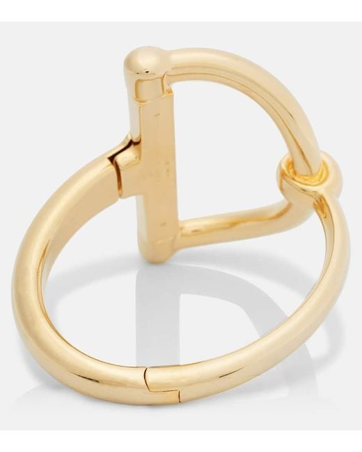 Gucci Metallic Armreif Half Horsebit