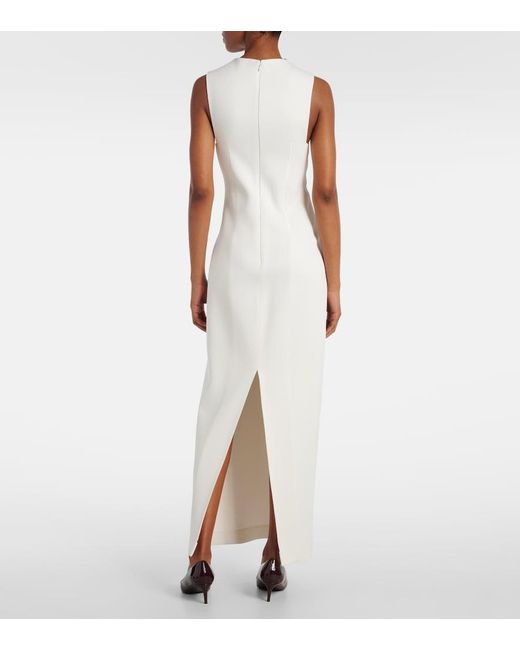 Khaite White Shoshana Maxi Dress