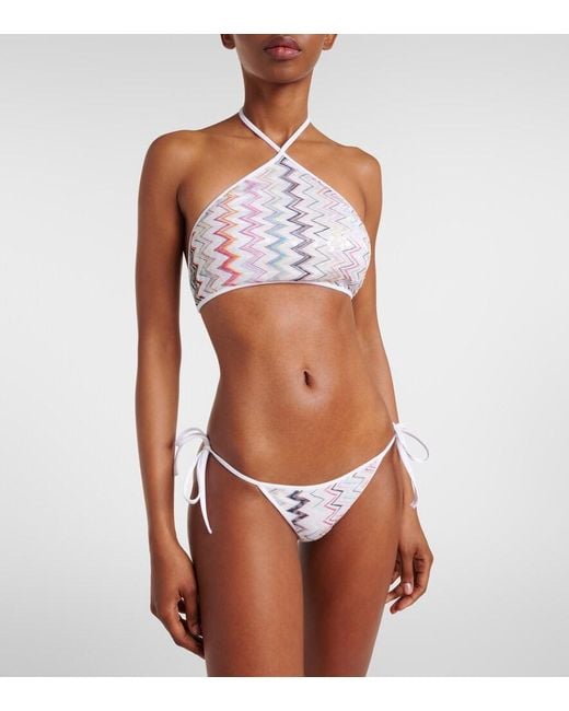 Bikini Zigzag Missoni en coloris White