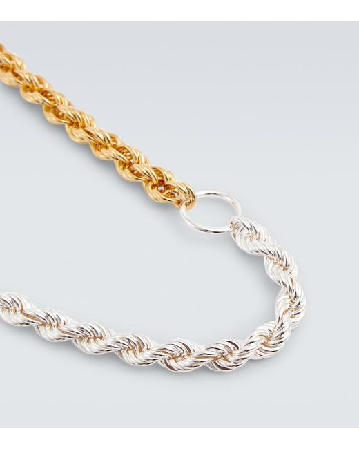 Collier Jil Sander pour homme en coloris White