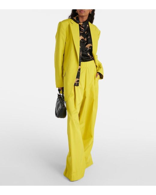 Dries Van Noten Yellow Blazers