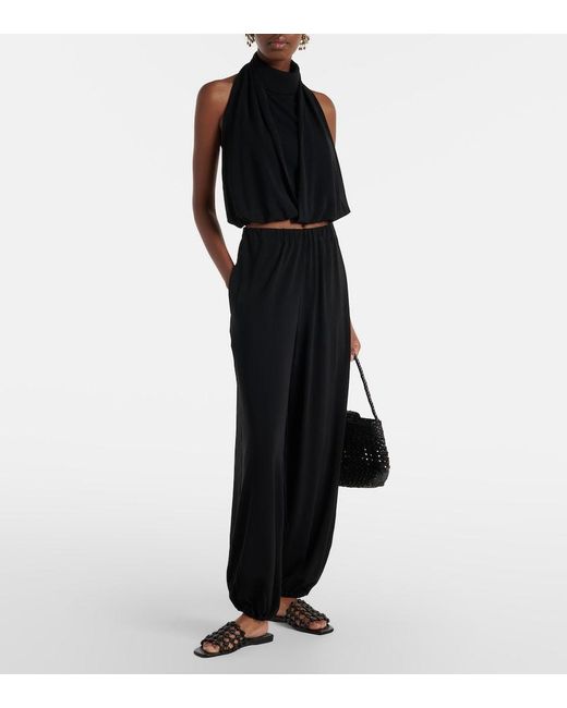 Adriana Degreas Black Balloon Pants