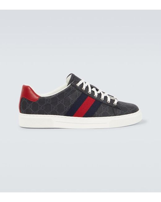 Gucci Blue Ace GG Sneakers for men