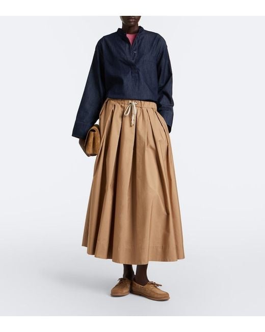 Max Mara Blue Denim Top
