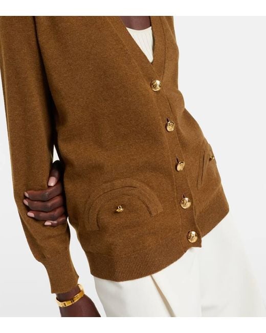 Blazé Milano Brown Cardigan Highland Aus Wolle Und Kaschmir