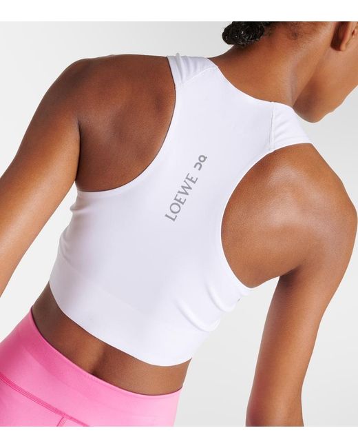 X On Performance Top Con Logo Loewe de color White