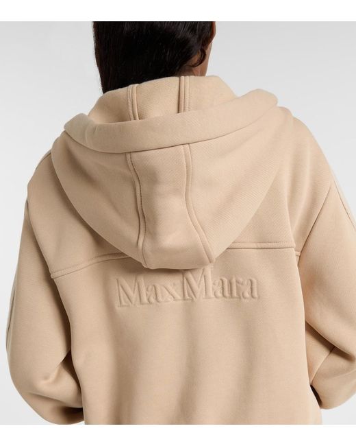 Max Mara Natural Omelia Cotton Sweatshirt