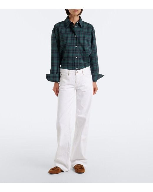 FRAME White The Wide-Leg Jeans