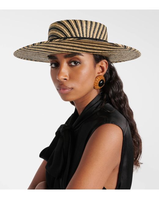 Nina Ricci Multicolor Striped Hat