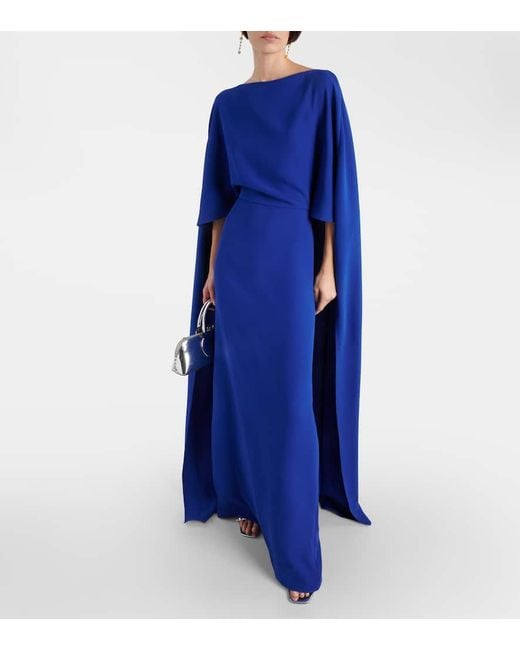 Valentino Blue Robe Aus Seide