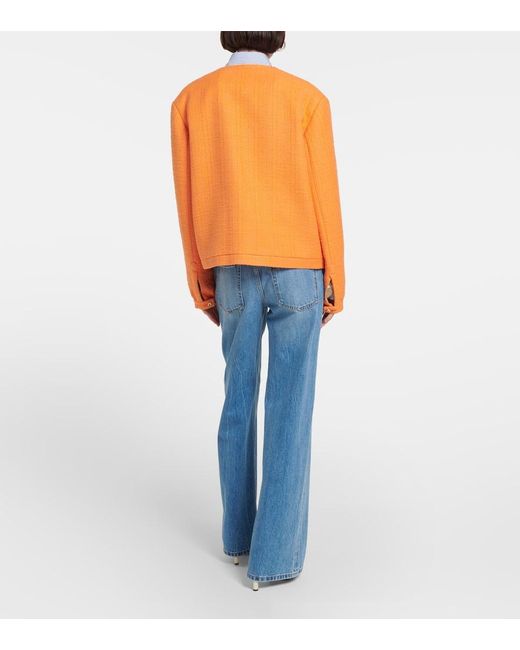 Orange top bolero jacket