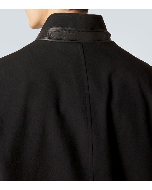 Tom Ford Black Wool, Cashmere, And Silk Jacket for men