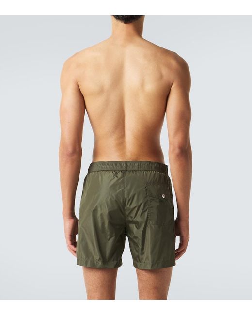 Moncler Green Archivio Swim Trunks for men