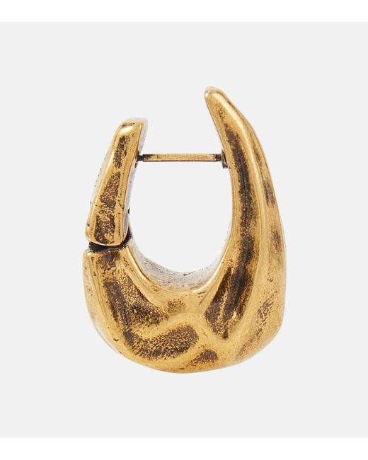 Pendientes de aro Olivia Small banados en oro de 18 ct Khaite de color Metallic