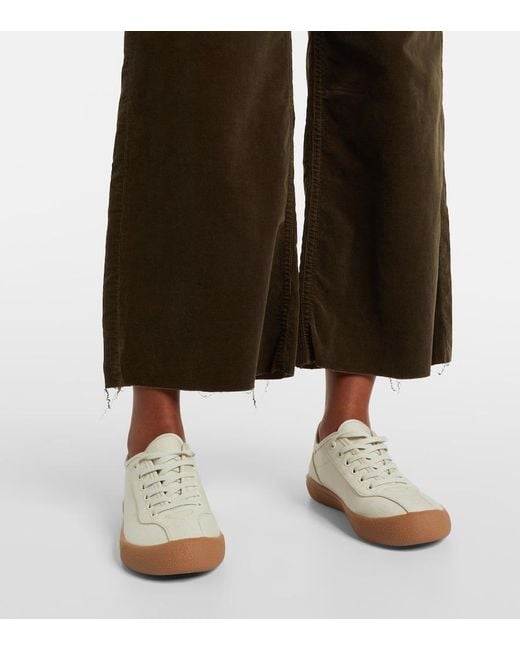 Citizens of Humanity Brown Lyra Cotton Corduroy Wide-Leg Pants