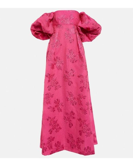 Rebecca Vallance Pink Matchmaker Jacquard Gown
