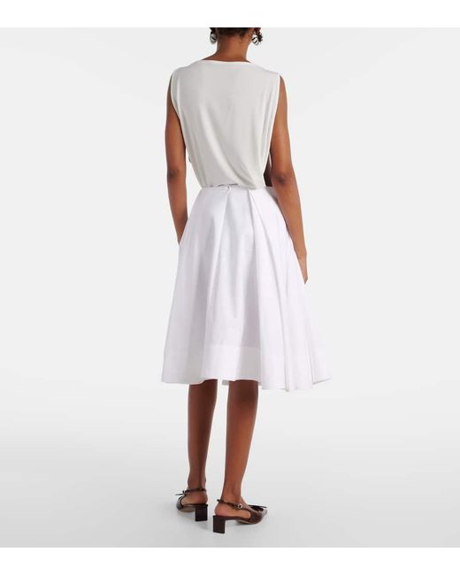ミニスカート Jacquemus La Jupe Salon White Cotton Skirt The Salon skirt by JACQUEMUS | Official website