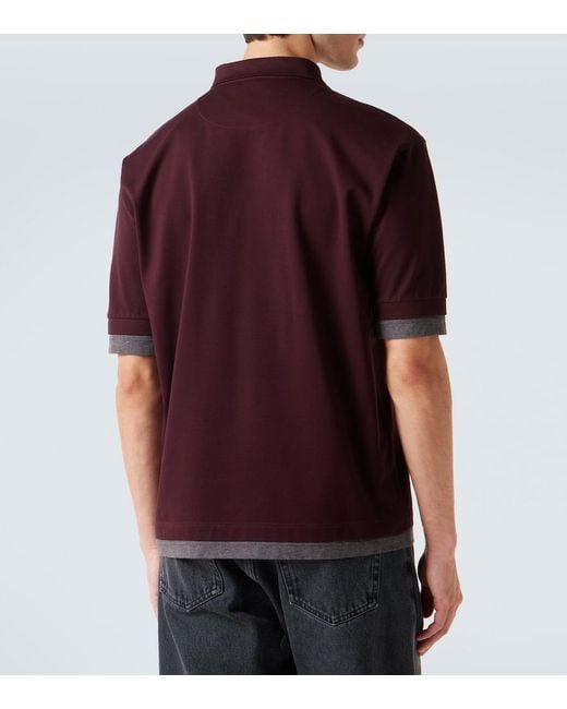 Polo di Prada in Red da Uomo