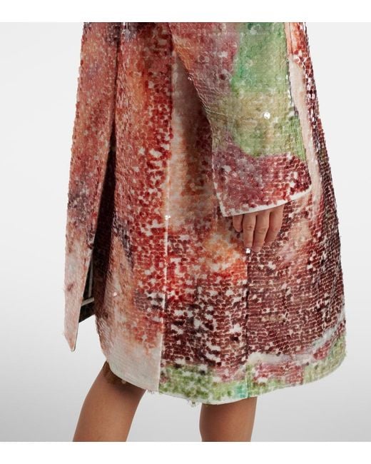 JACQUES WEI Multicolor Sequined Coat