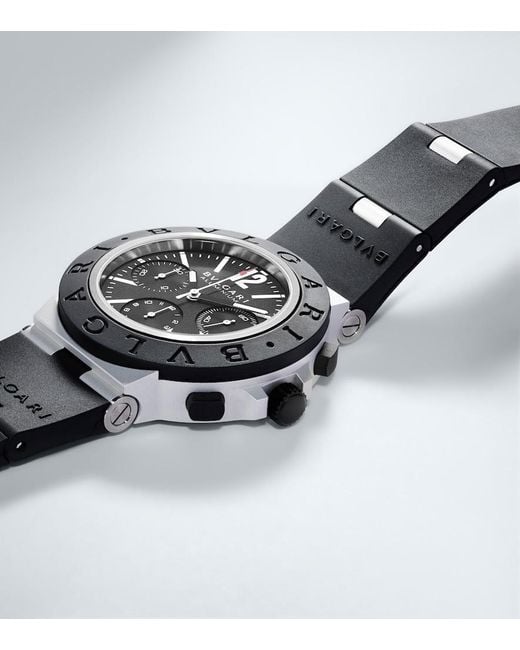BVLGARI Metallic Aluminium 41Mm Watch for men