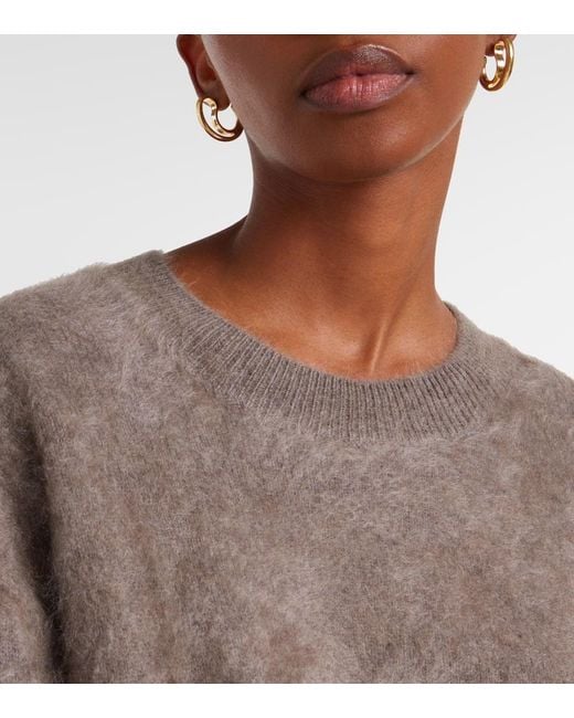 Lisa Yang Brown Juniper Cashmere Sweater