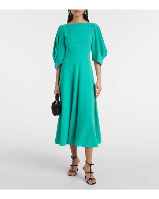 Roksanda Green Leticia Midi Dress