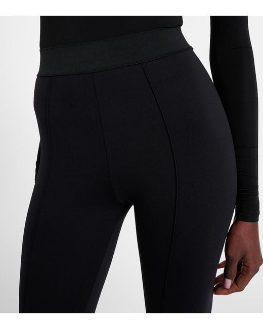 Wardrobe NYC Blue High-Rise Stirrup Leggings