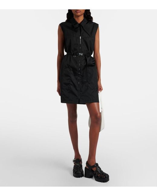 Prada Black Monolith Sandals