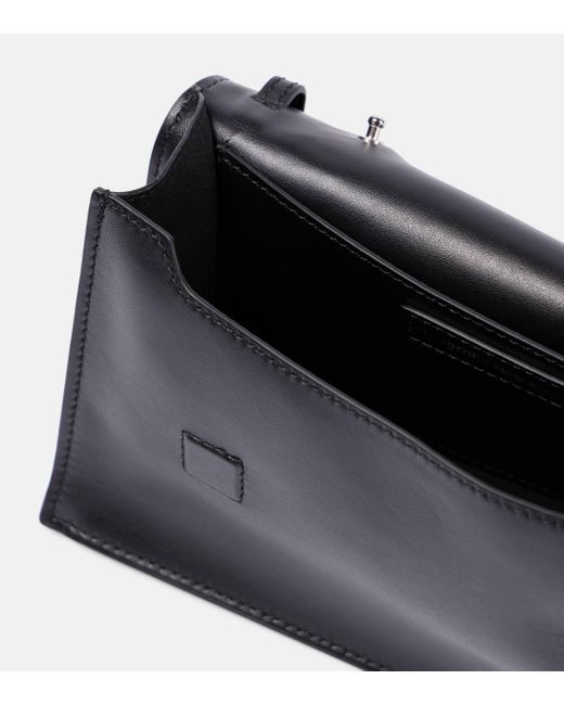 Coperni Black Folder Mini Leather Shoulder Bag