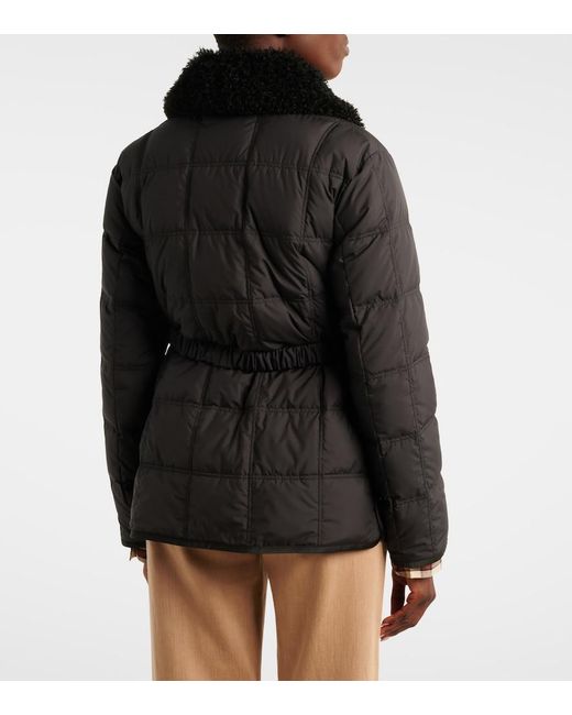Moncler Black Cygnes Down Jacket