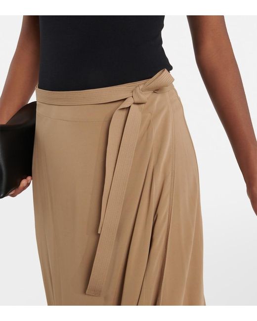 Totême  Natural Jersey Wrap Skirt