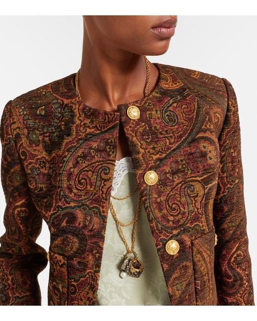 Chloé Brown Patterned Blazer