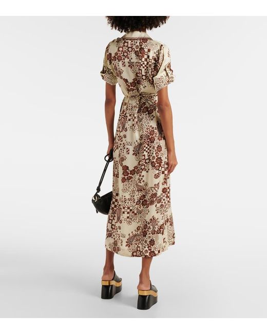 Vestido Camisero Vinnie De Saten ALÉMAIS de color Metallic