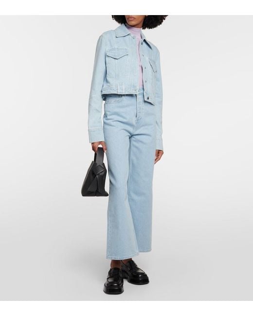 Nanushka Blue Verena Denim Jacket