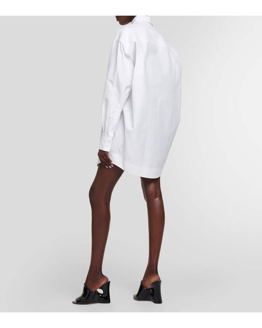 Alaïa White Cotton Poplin Shirt