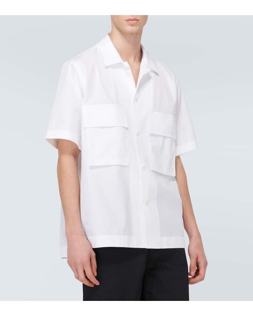 Sacai X Thomas Mason Hemd aus Baumwollpopeline in White für Herren