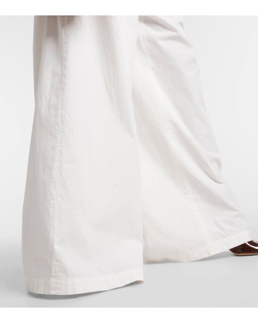 Pantalon ample Pamplona en coton Dries Van Noten en coloris White