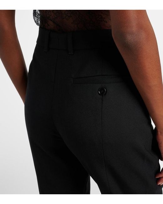Alexander McQueen Blue Wool Gabardine Suit Pants