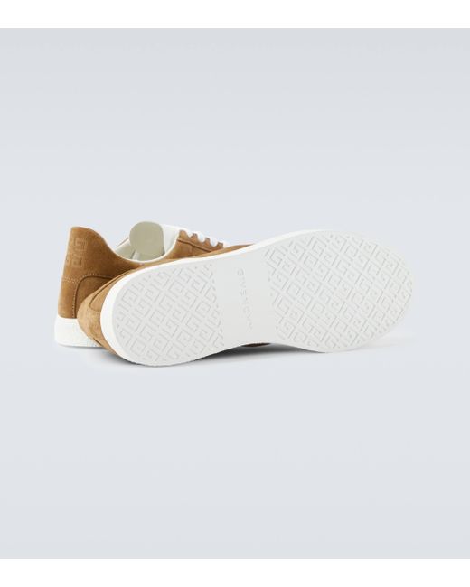 Givenchy Brown Town Suede Low-top Trainers for men