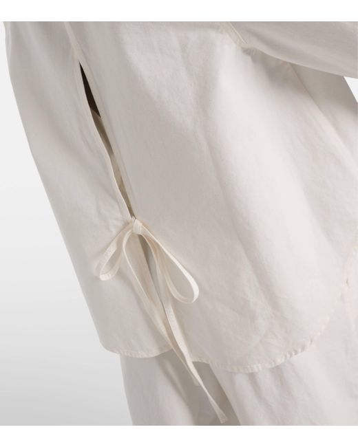 Loewe White Paula's Ibiza Anagram Cotton Shirt