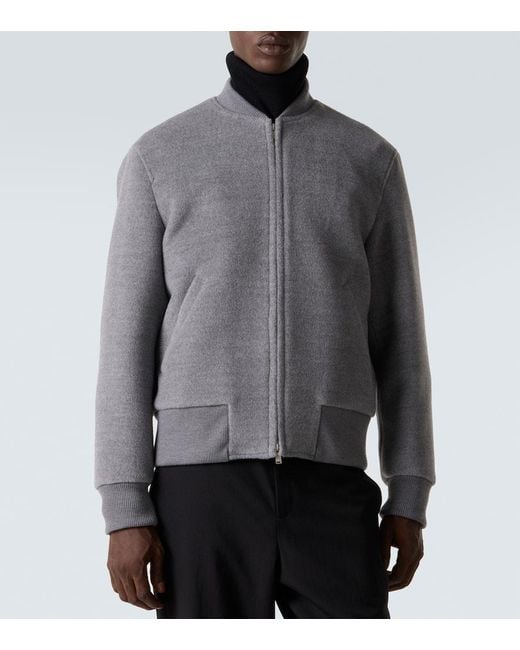 Lardini Jacke Aus Schurwolle in Gray für Herren