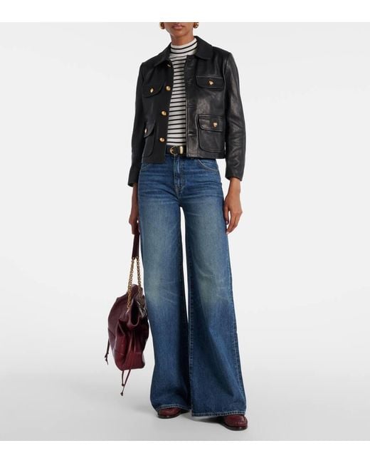 Nili Lotan Black Chamonix Leather Jacket