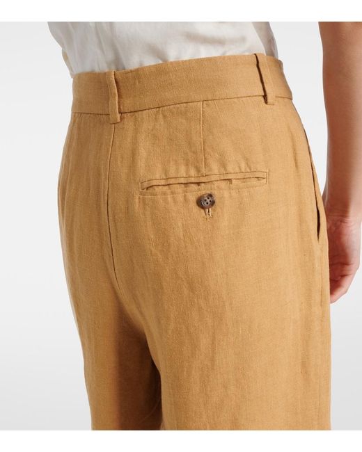 Polo Ralph Lauren Natural Linen Shorts