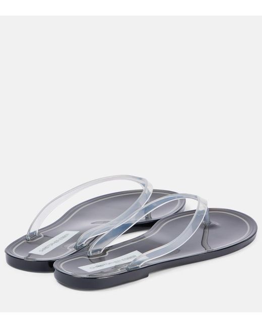 Christopher Esber Black Jo Pvc Flip Flops
