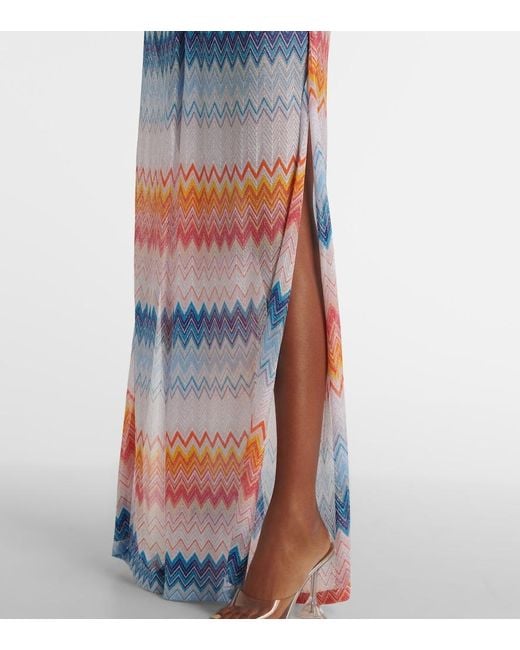 Missoni Pink Zig Zag Wide-Leg Pants