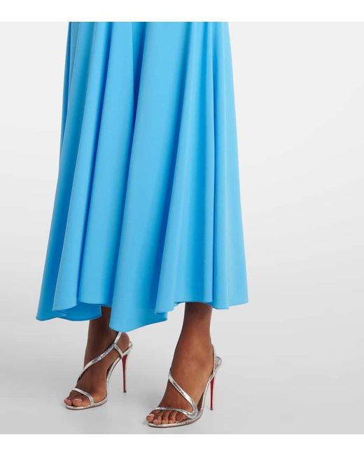 Roksanda Blue Alma Crepe Midi Dress